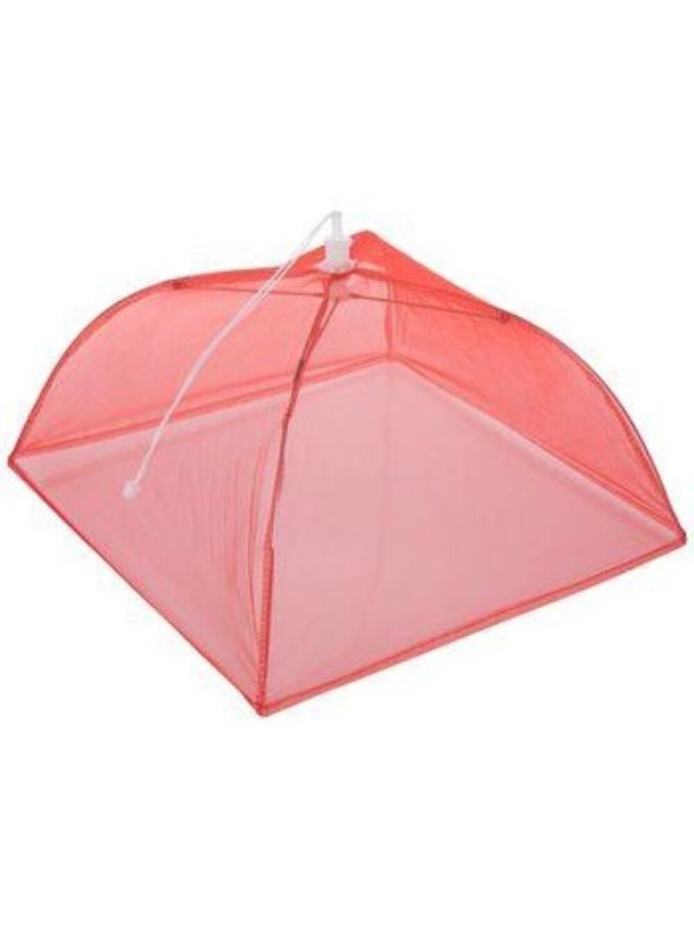 Orange Sheer Pop Up Mesh Food Cover Tent Umbrella Outdoors Parties Picnics BBQs